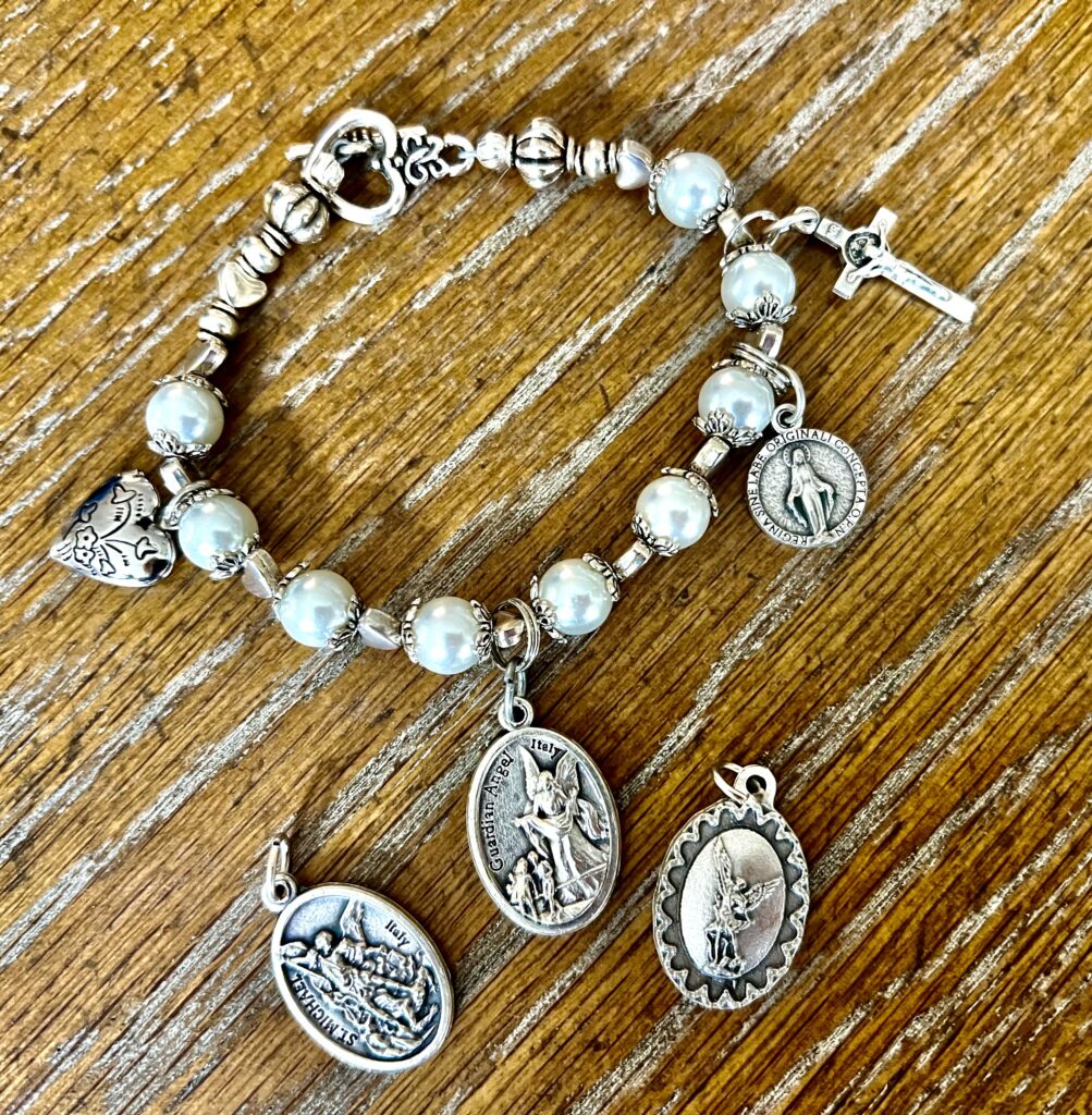 Saint Michael, Guardian Angel, and Holy Family Protection Novena Bracelets